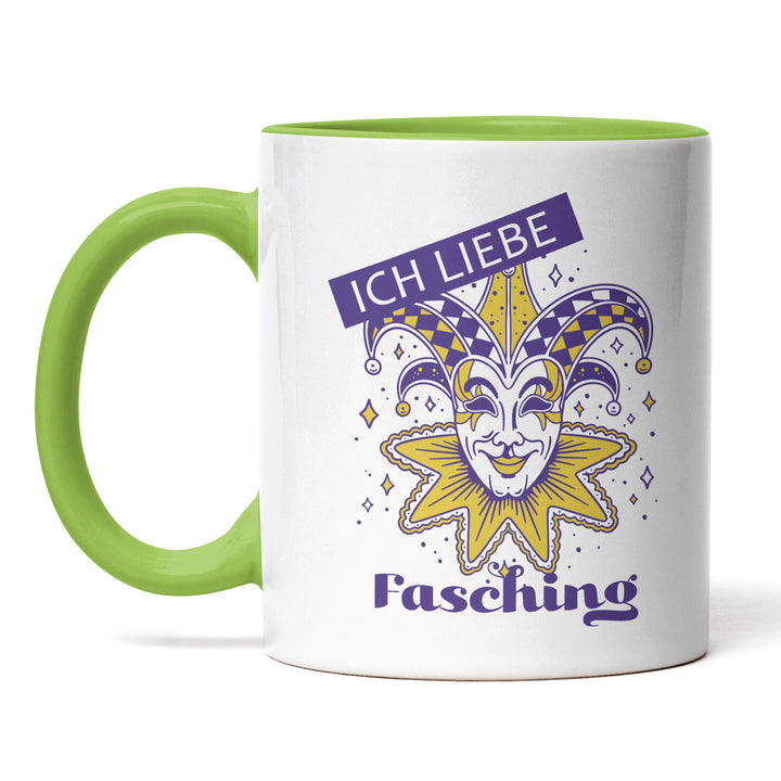 Lustige Tasse "Liebe Fasching" – Geschenkidee für Karnevalisten