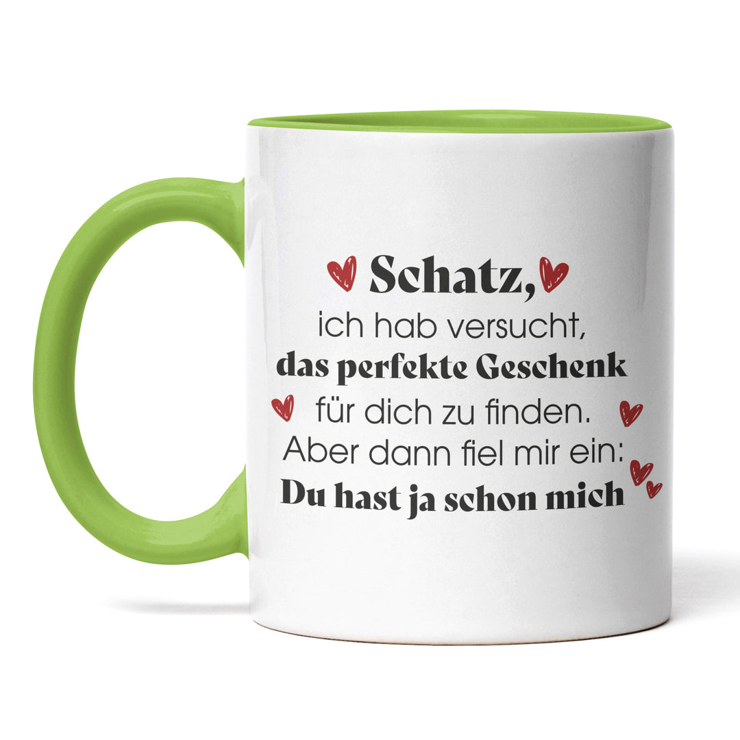 Tasse "Das perfekte Geschenk" – Vielseitige Geschenkidee für jeden Anlass