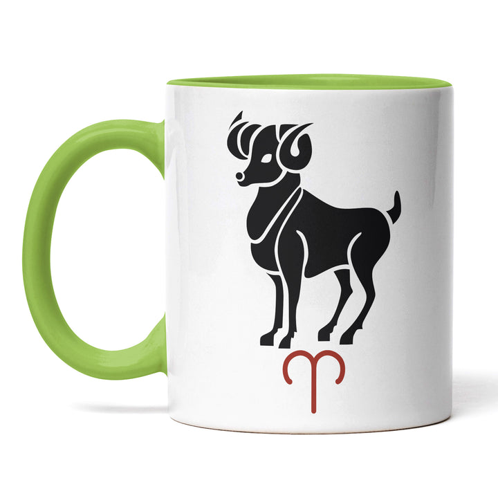 Tasse "Widder-Sternzeichen" – Dynamische Sternzeichen-Tasse für echte Widder