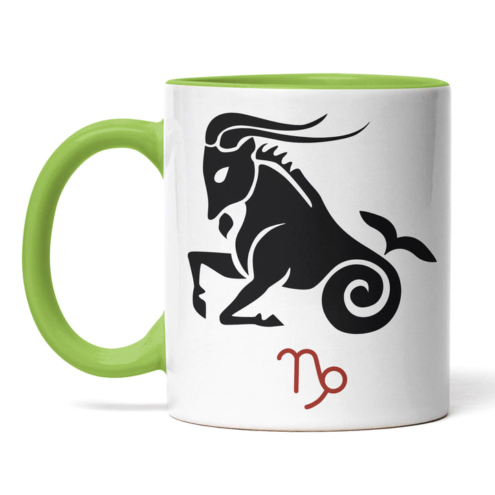 Tasse "Steinbock-Sternzeichen" – Zielstrebige Sternzeichen-Tasse für echte Steinböcke