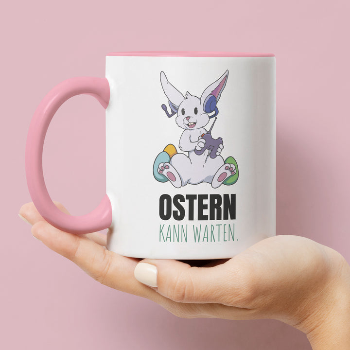 Lustige Gaming-Tasse "Ostern kann warten" – Perfekt für Gamer