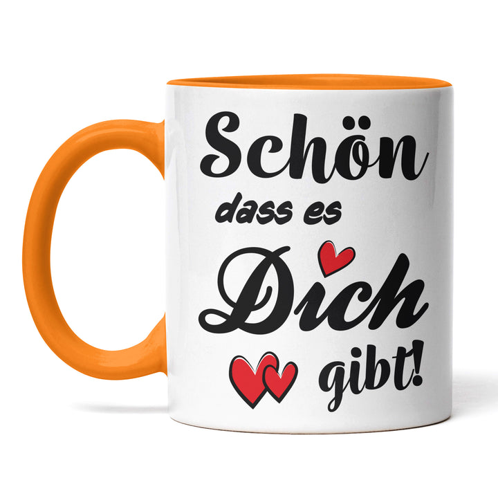 Charmante Tasse "Schön, dass es dich gibt" – Liebevolle Geschenkidee