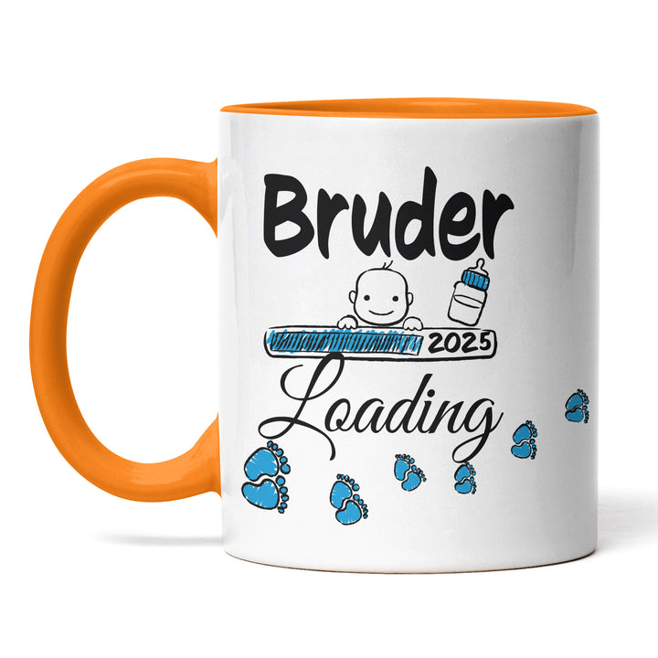Lustige Tasse "Bruder Loading" – Charmantes Geschenk für werdende Brüder