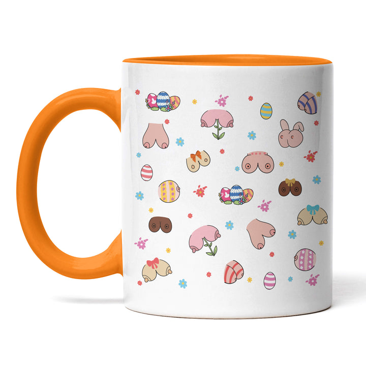 Lustige Tasse "Easter - Boobs" – Perfekt für freche Osterüberraschungen