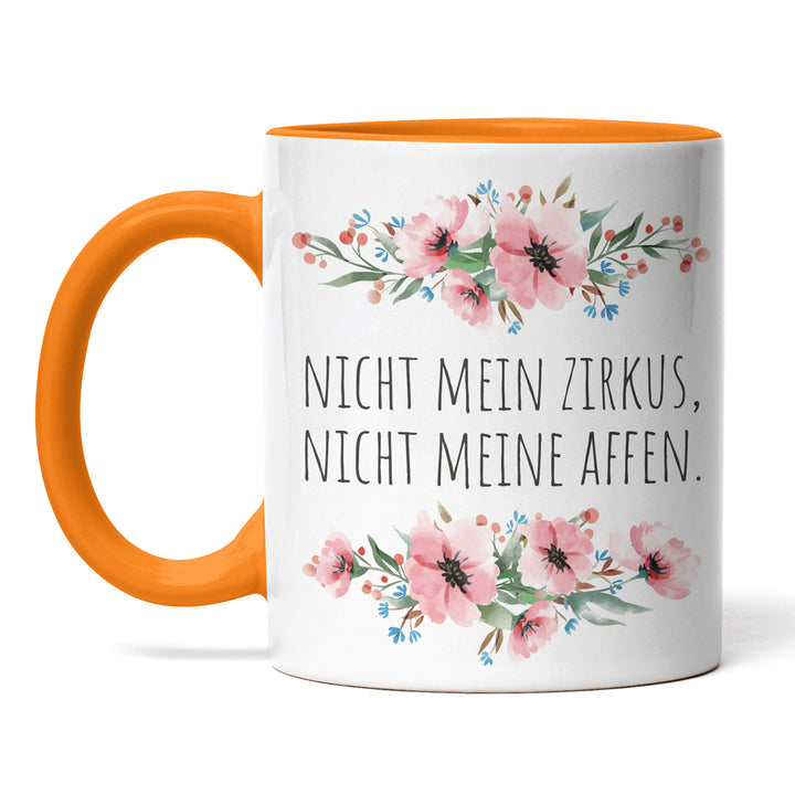 Tasse "Nicht Zirkus, nicht Affen" – Perfektes Geschenk für Gelassenheit im Alltag