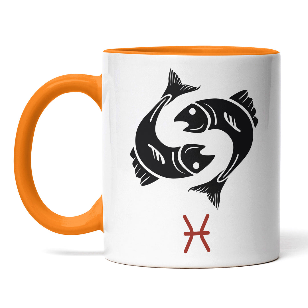 Tasse "Fisch-Sternzeichen" – Mystische Sternzeichen-Tasse für echte Fische