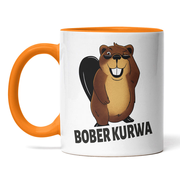 Lustige Tasse "Bober Kurwa" – Humorvolles Geschenk für jeden Anlass