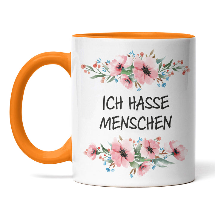 Tasse "Ich hasse Menschen" – Perfektes Geschenk für introvertierte Kaffeejunkies