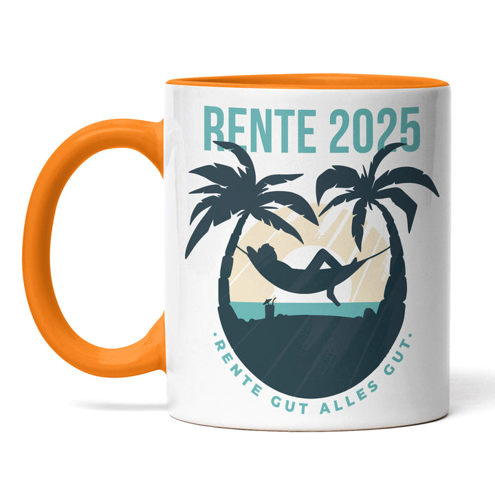 Tasse "Rente gut, alles gut" – Perfektes Geschenk für entspannte Rentner