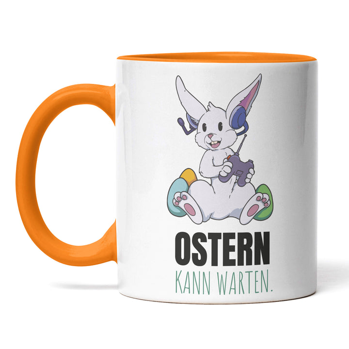 Lustige Gaming-Tasse "Ostern kann warten" – Perfekt für Gamer