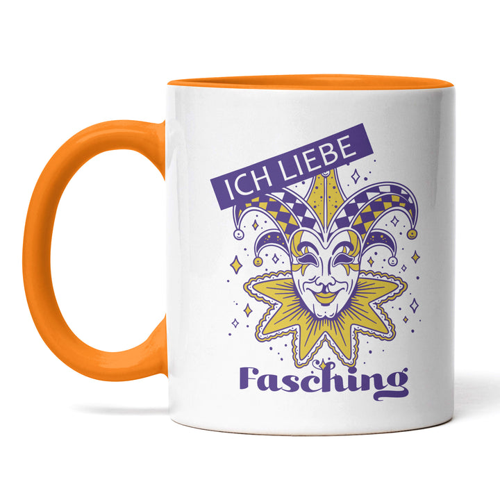 Lustige Tasse "Liebe Fasching" – Geschenkidee für Karnevalisten