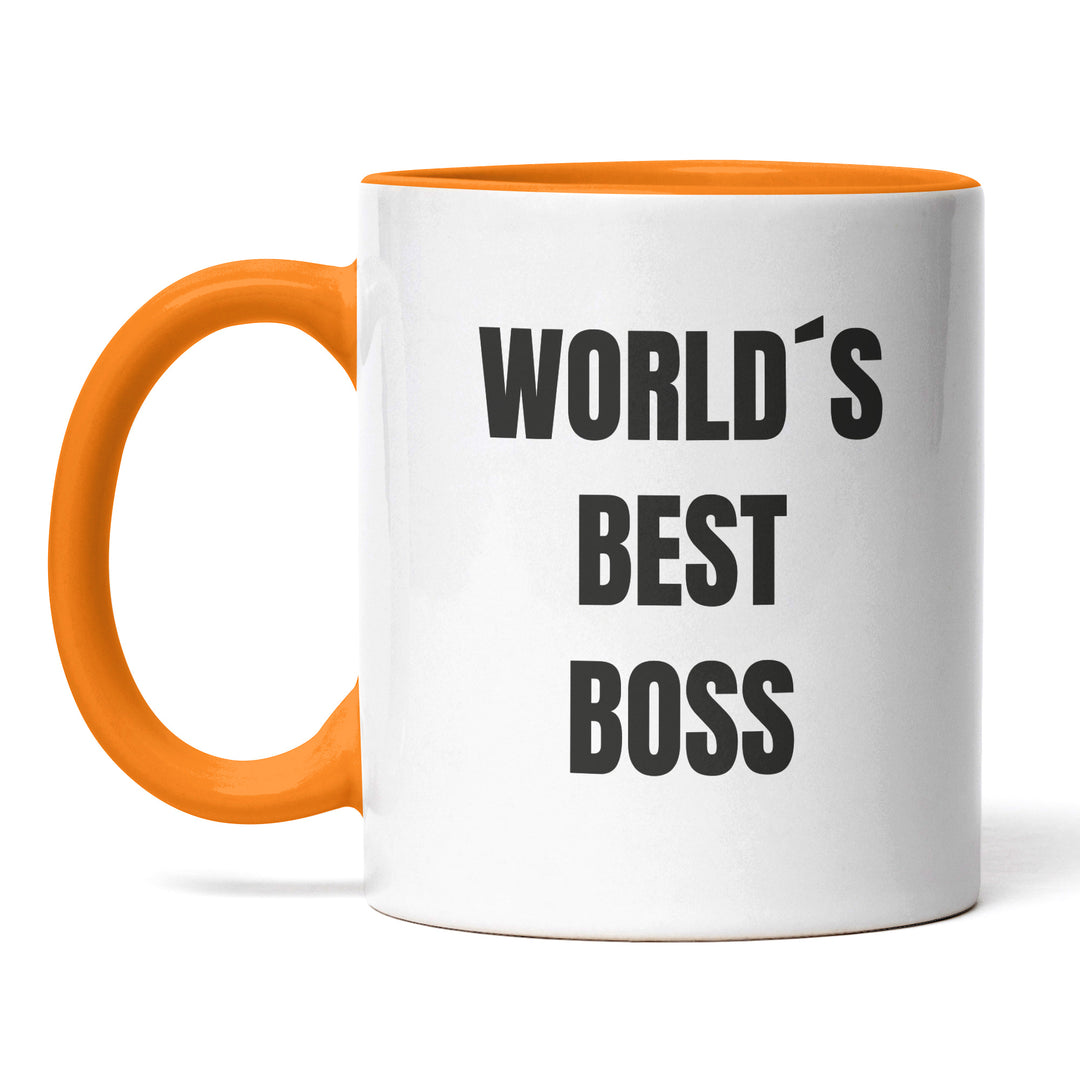Tasse "World’s Best Boss" – Perfektes Geschenk für Chefs & Vorgesetzte