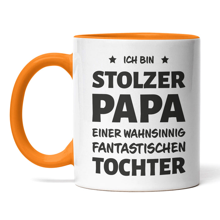 Tasse "Stolzer Papa, fantastische Tochter" – Liebevolles Geschenk für Väter