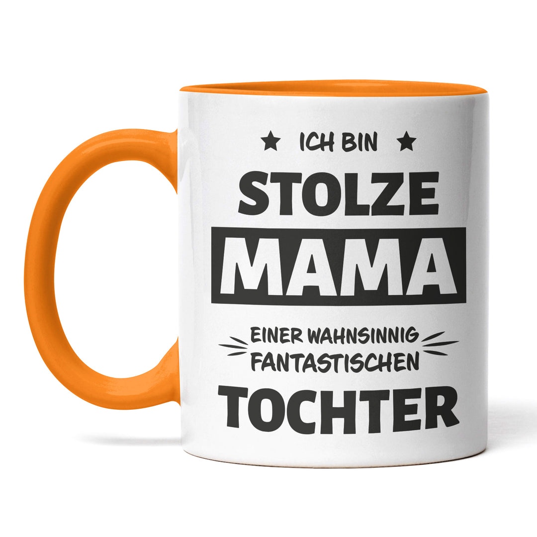 Tasse "Stolze Mama, fantastische Tochter" – Liebevolles Geschenk für Mütter