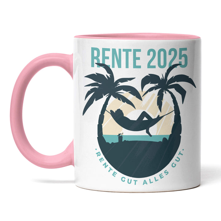 Tasse "Rente gut, alles gut" – Perfektes Geschenk für entspannte Rentner