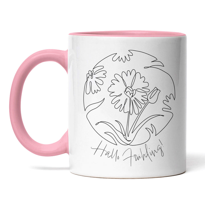 Tasse "Hallo Frühling" – Perfekt für Frühlings- und Naturfreunde