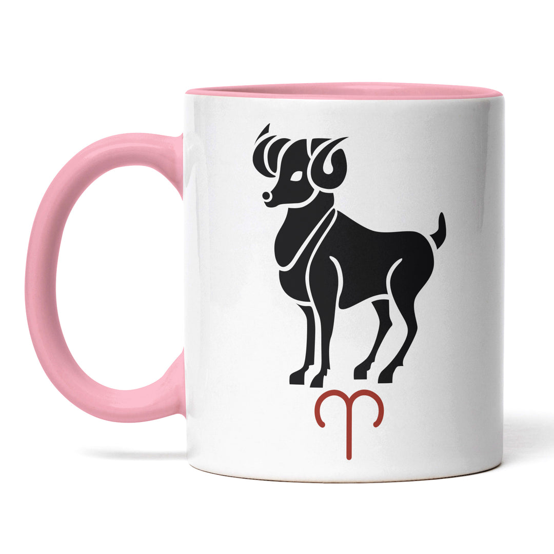 Tasse "Widder-Sternzeichen" – Dynamische Sternzeichen-Tasse für echte Widder