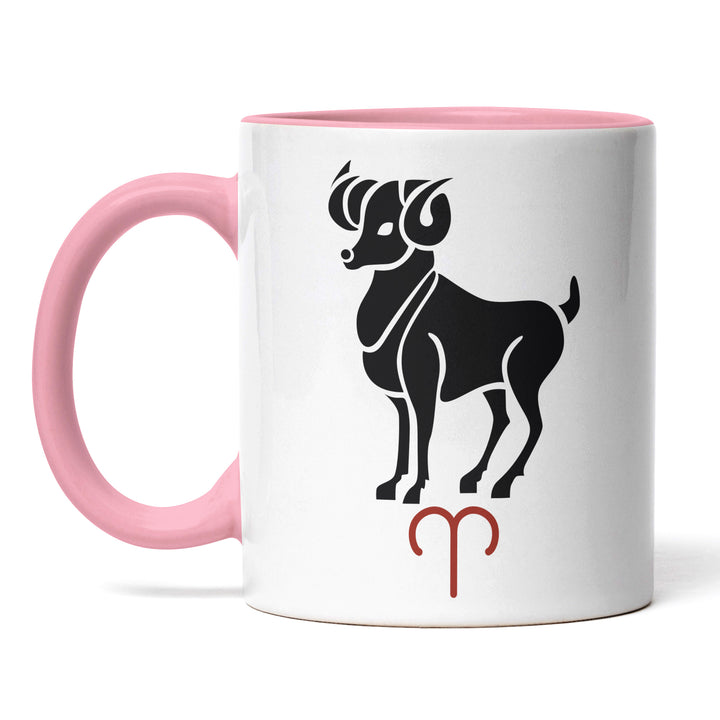 Tasse "Widder-Sternzeichen" – Dynamische Sternzeichen-Tasse für echte Widder