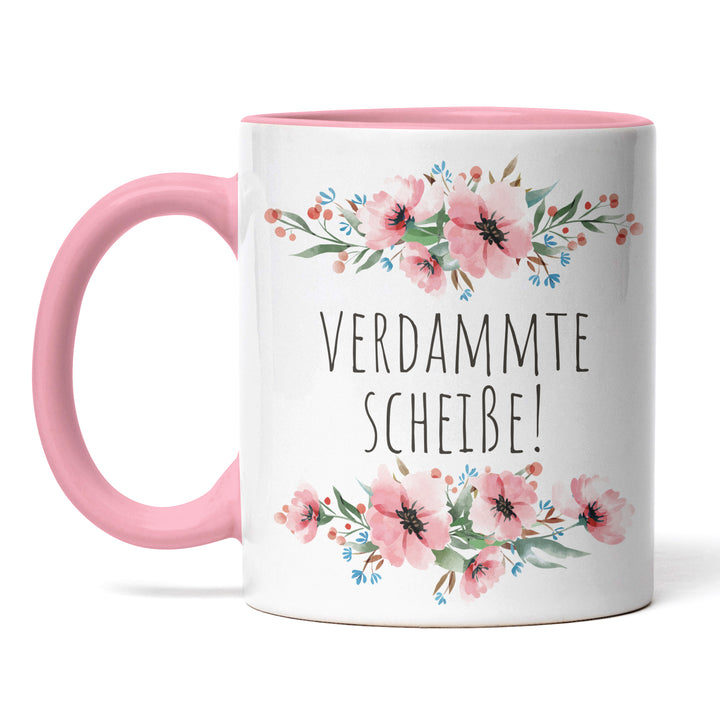 Tasse "Verdammte Scheiße!" – Lustige Sarkasmus-Tasse für Büro & Alltag