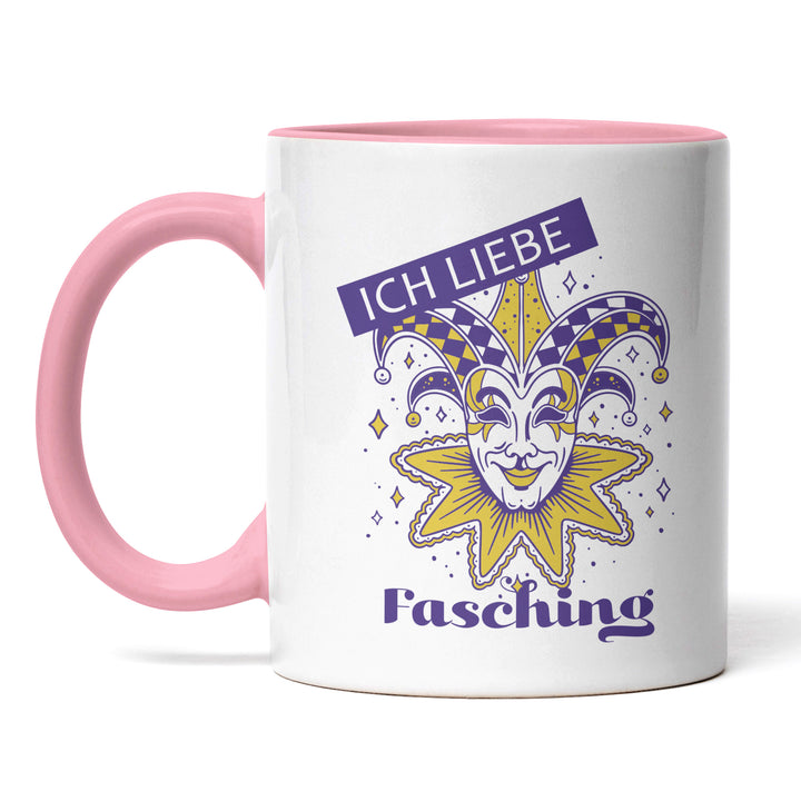 Lustige Tasse "Liebe Fasching" – Geschenkidee für Karnevalisten