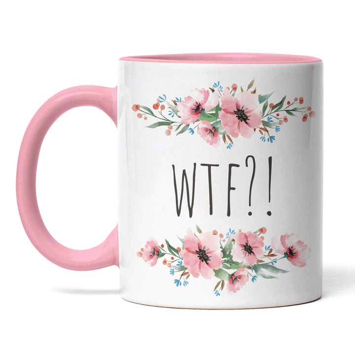 Tasse "WTF" – Lustige Statement-Tasse für Büro & Alltag