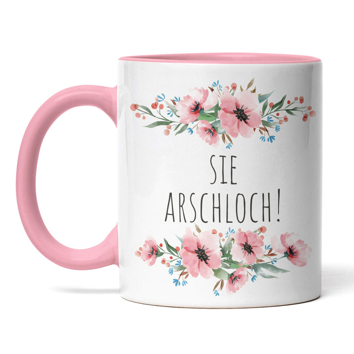 Tasse "Sie Arschloch" – Freche Statement-Tasse für klare Ansagen
