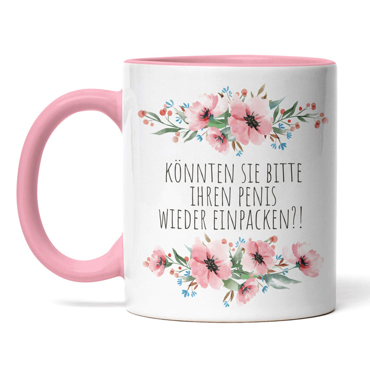 Tasse "Penis wieder einpacken" – Freche Spruch-Tasse für Humorvolle & Provokante Momente