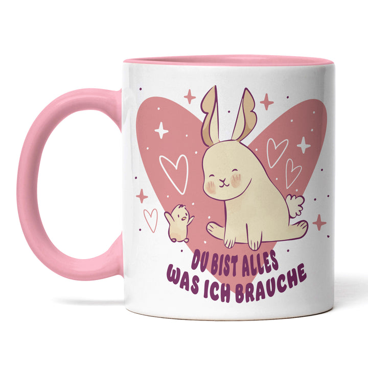 Tasse "Alles was ich brauche" – Motivierende Tasse für den Alltag