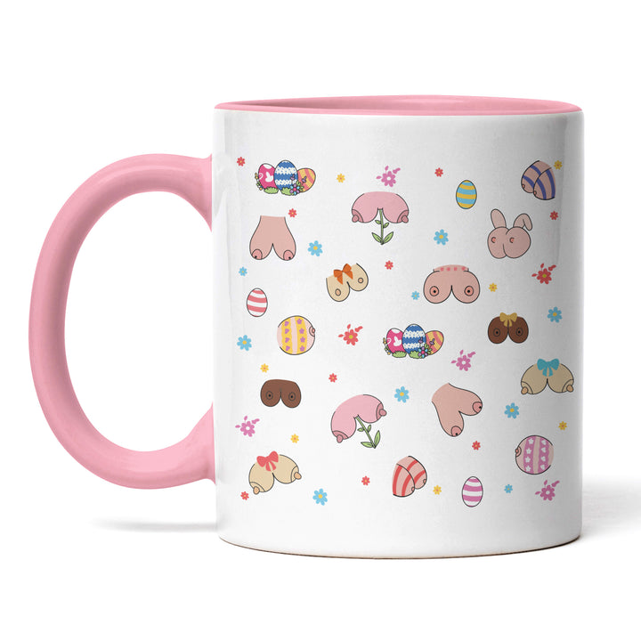 Lustige Tasse "Easter - Boobs" – Perfekt für freche Osterüberraschungen