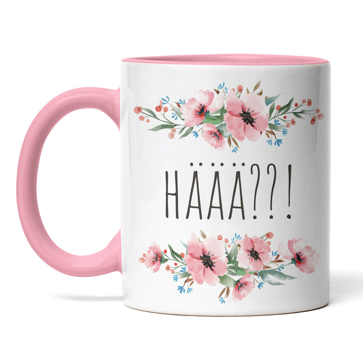 Tasse "HÄÄÄ" – Lustige Spruch-Tasse für Verwirrte & Morgenmuffel