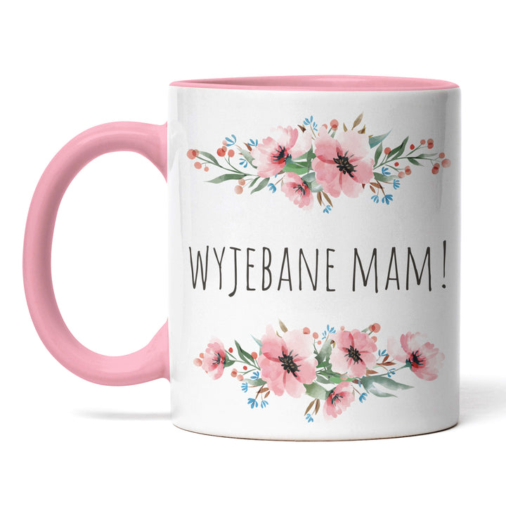 Tasse "Wyjebane Mam!" – Lustige Statement-Tasse für Gelassene