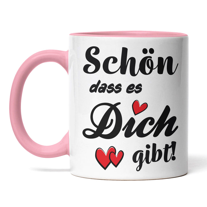 Charmante Tasse "Schön, dass es dich gibt" – Liebevolle Geschenkidee