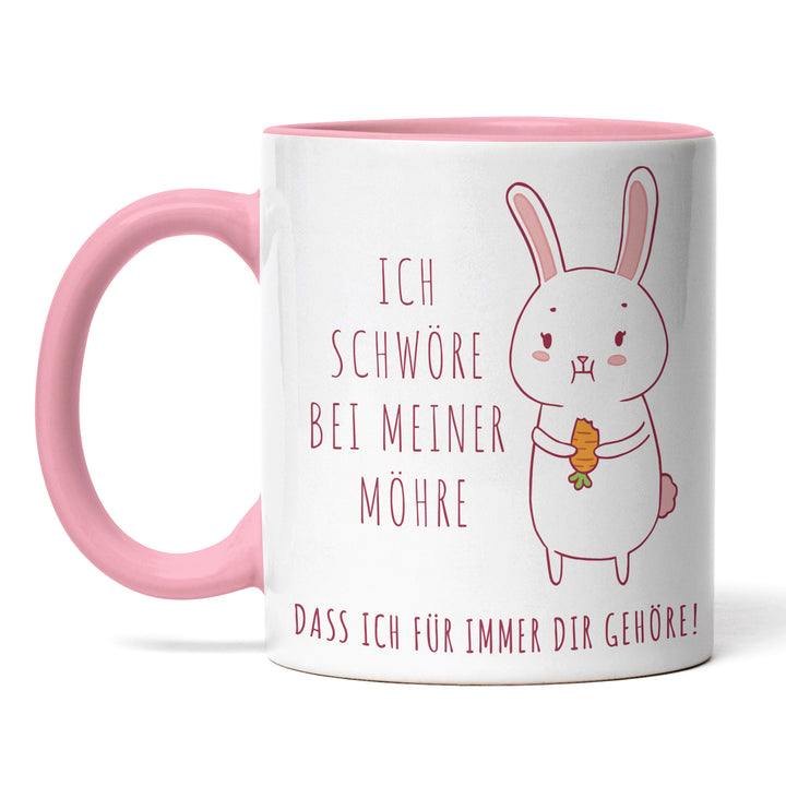 Lustige Tasse "Schwöre bei meiner Möhre" – Witziges Geschenk für Karotten-Fans