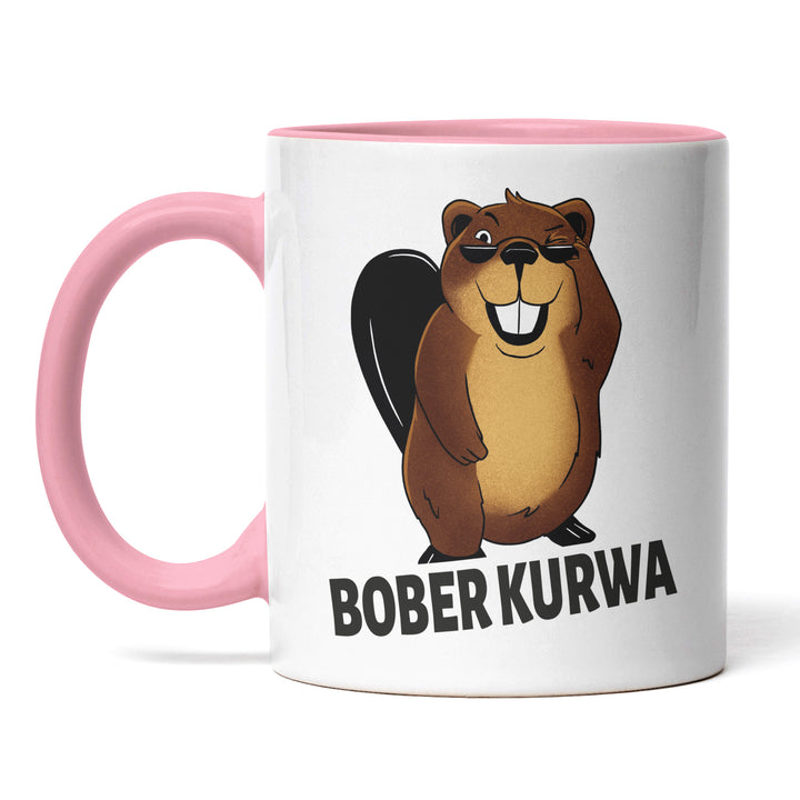 Lustige Tasse "Bober Kurwa" – Humorvolles Geschenk für jeden Anlass