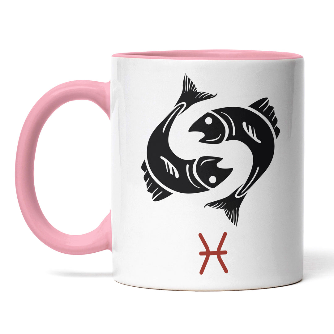 Tasse "Fisch-Sternzeichen" – Mystische Sternzeichen-Tasse für echte Fische