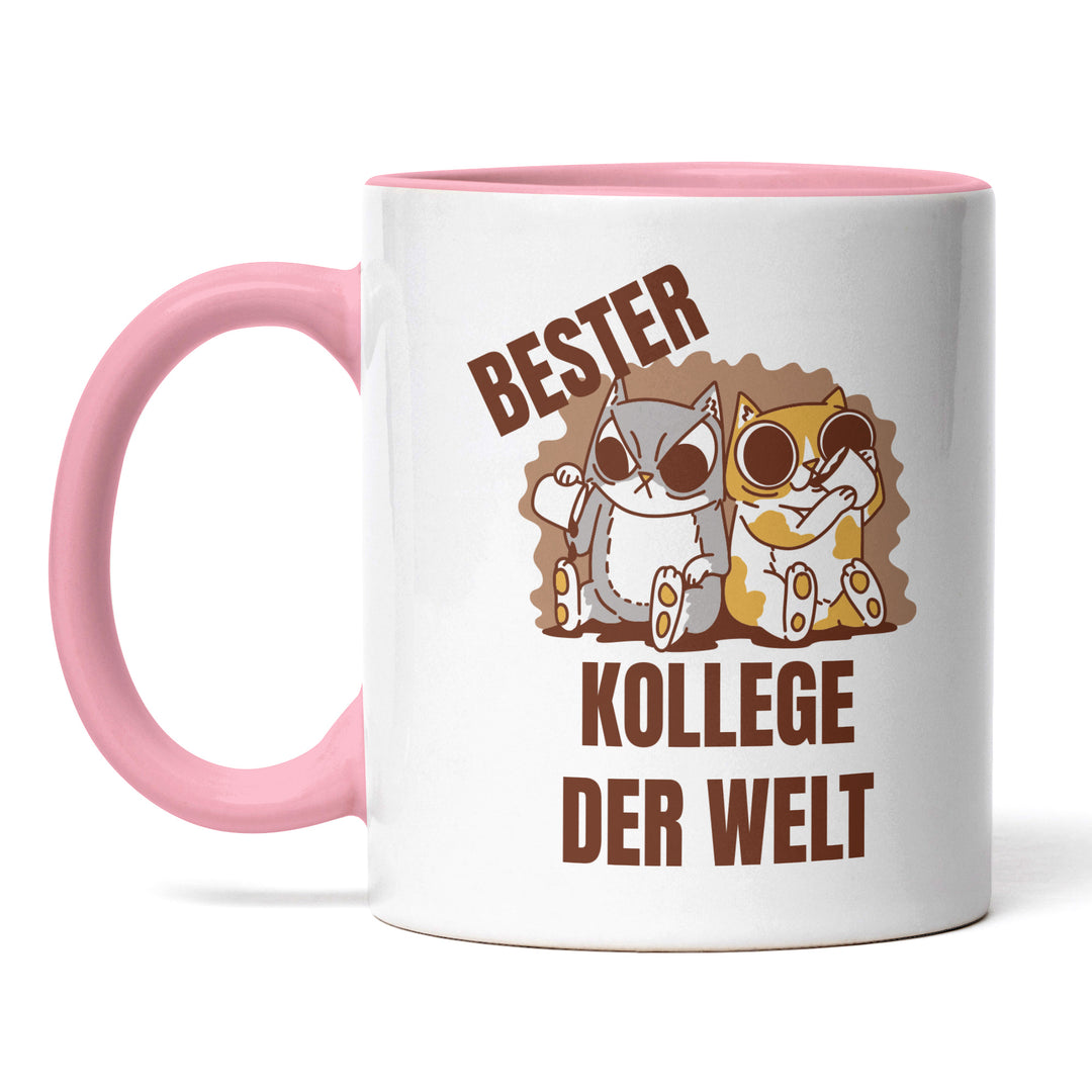 Tasse "Bester Kollege der Welt" – Perfektes Geschenk für Team & Kollegen