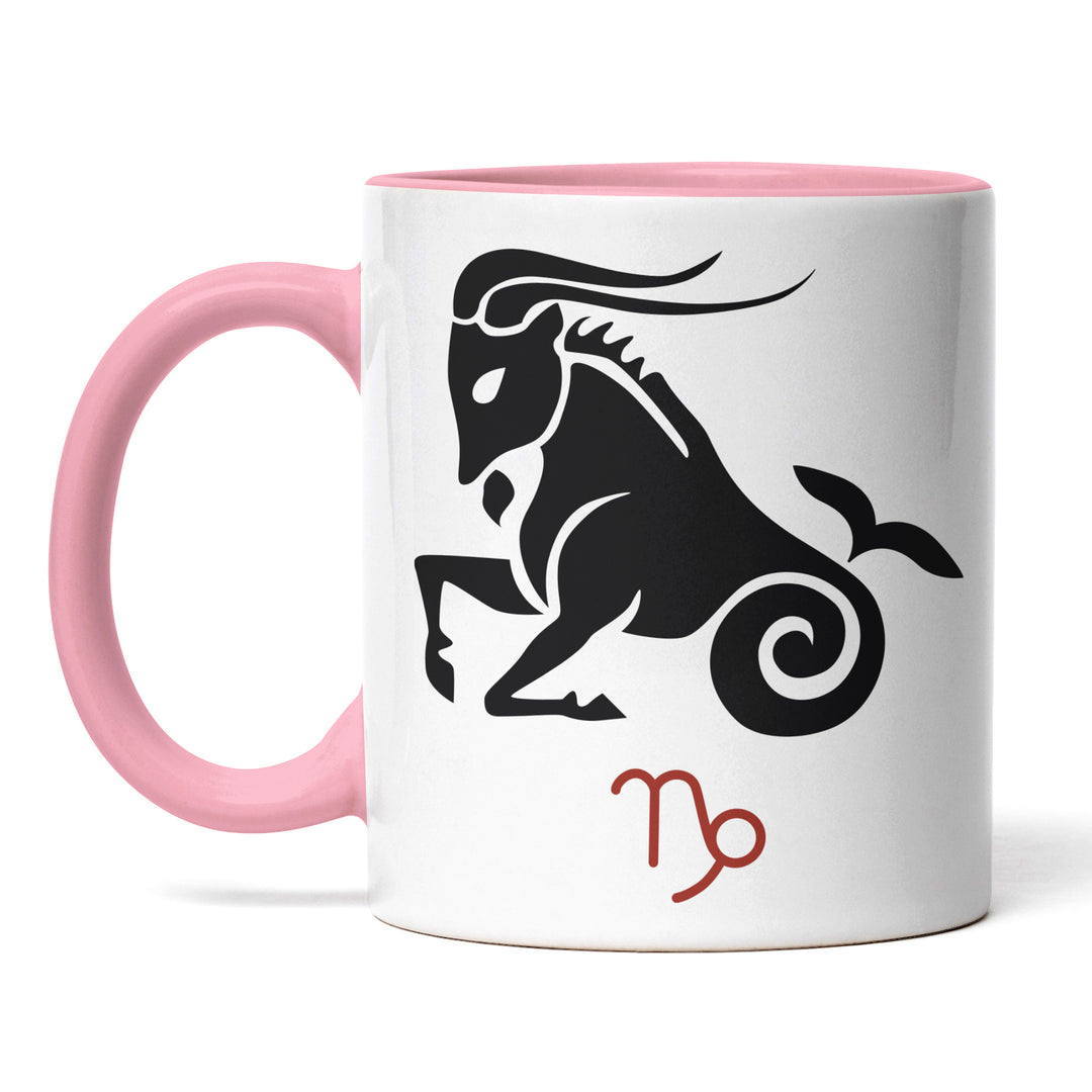 Tasse "Steinbock-Sternzeichen" – Zielstrebige Sternzeichen-Tasse für echte Steinböcke