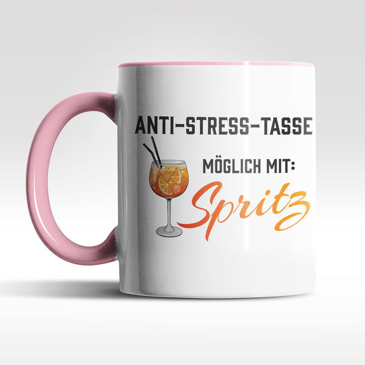 Lustige Tasse "Anti Stress Spritz" – Humorvolles Geschenk für Aperol-Fans