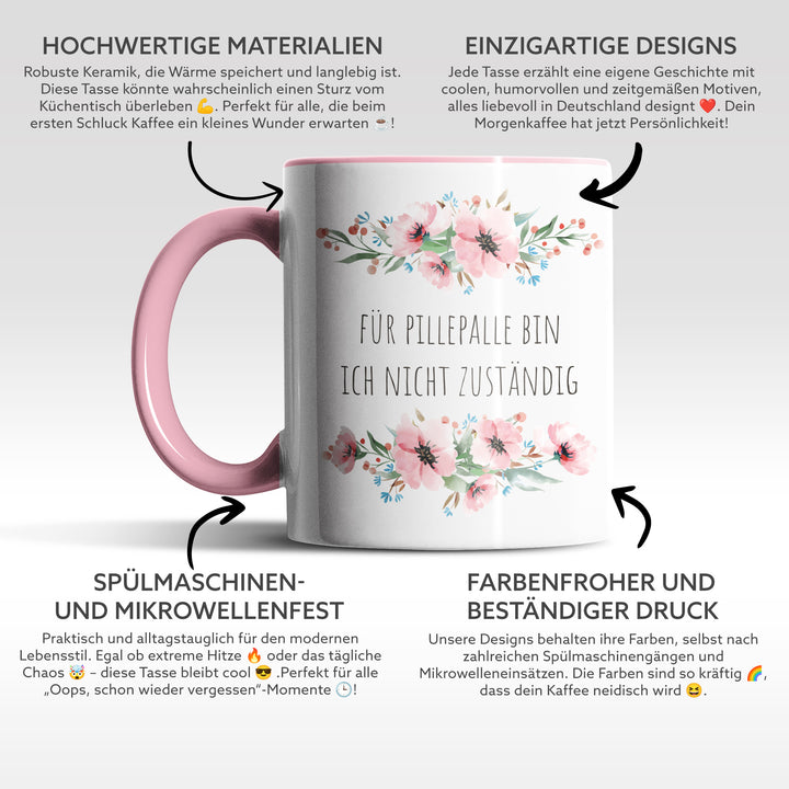 Tasse "Pillepalle nicht zuständig" – Perfektes Geschenk für Büro & Homeoffice