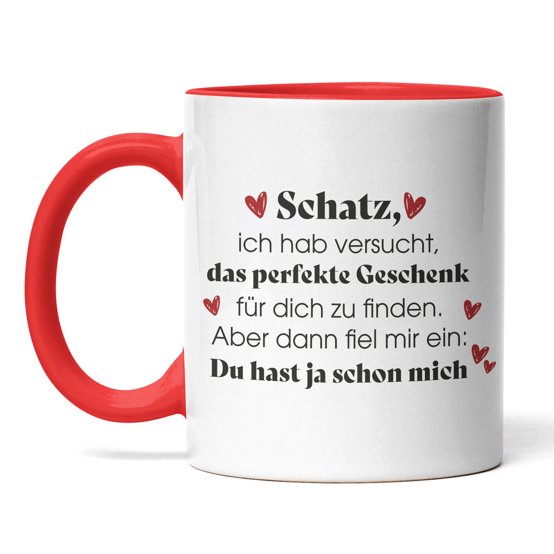 Tasse "Das perfekte Geschenk" – Vielseitige Geschenkidee für jeden Anlass