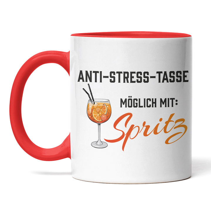 Lustige Tasse "Anti Stress Spritz" – Humorvolles Geschenk für Aperol-Fans