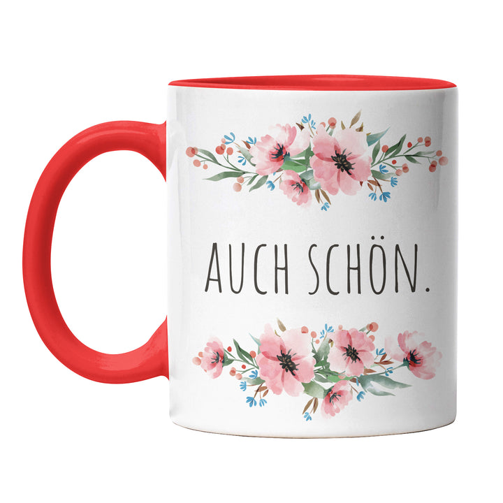 Tasse "Auch schön" – Minimalistische Statement-Tasse für jede Gelegenheit