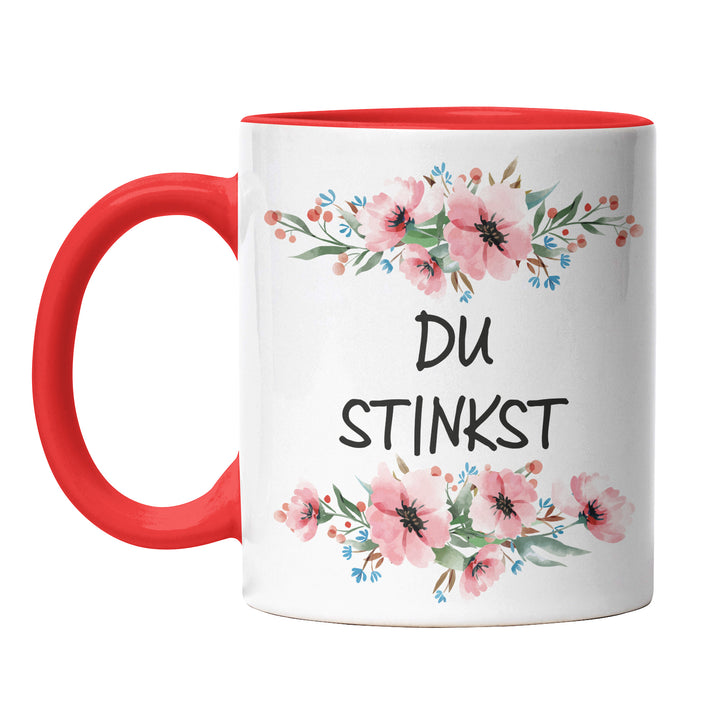 Tasse "Du Stinkst" – Freche Spruch-Tasse für Humorvolle & Mutige