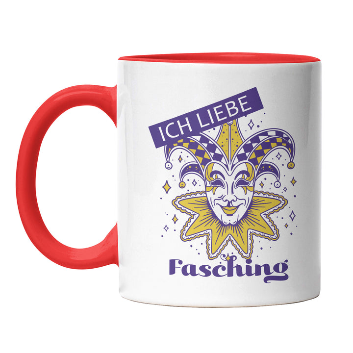 Lustige Tasse "Liebe Fasching" – Geschenkidee für Karnevalisten