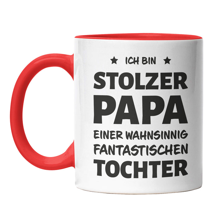 Tasse "Stolzer Papa, fantastische Tochter" – Liebevolles Geschenk für Väter