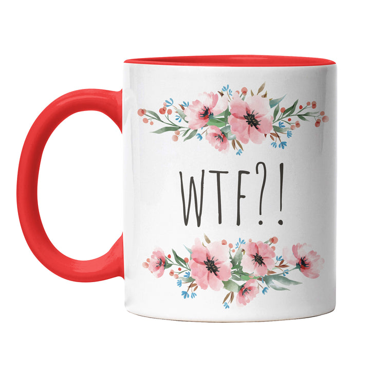 Tasse "WTF" – Lustige Statement-Tasse für Büro & Alltag
