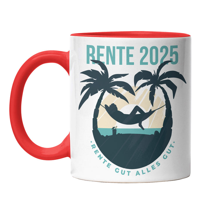 Tasse "Rente gut, alles gut" – Perfektes Geschenk für entspannte Rentner