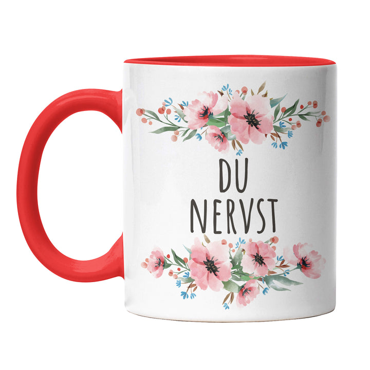 Tasse "Du nervst" – Lustige Statement-Tasse für Büro & Alltag