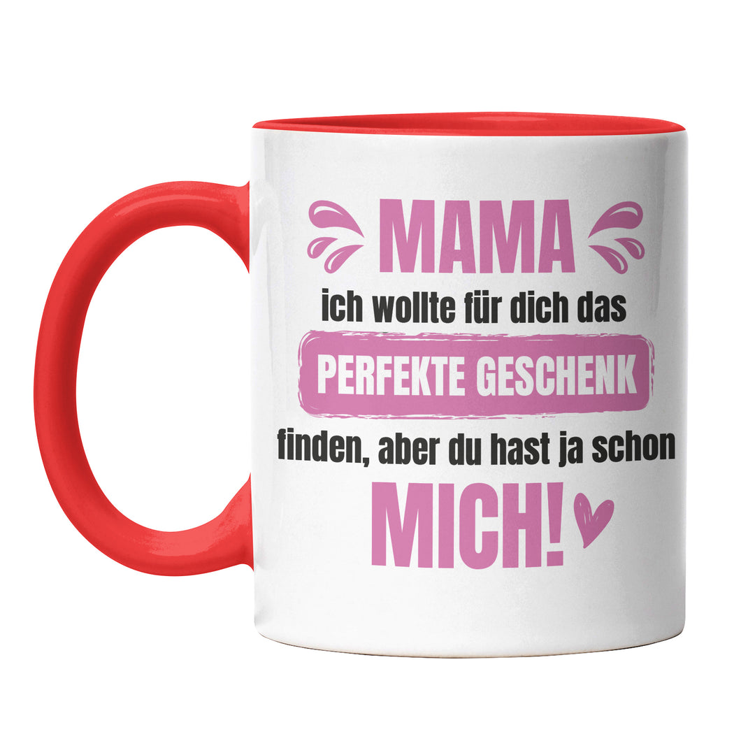 Lustige Tasse "Mama, das perfekte Geschenk" – Charmantes Geschenk für Mütter