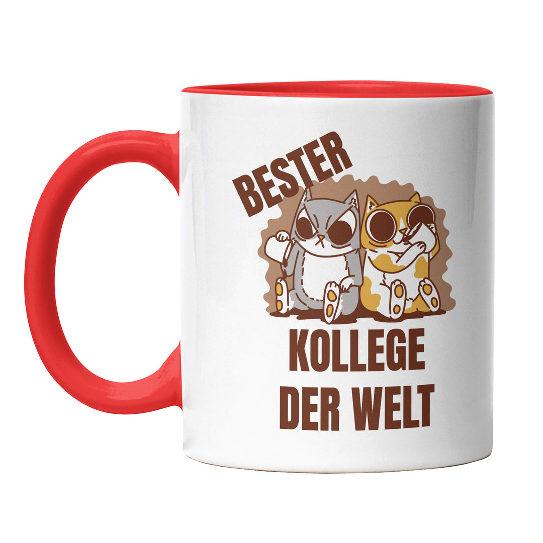 Tasse "Bester Kollege der Welt" – Perfektes Geschenk für Team & Kollegen